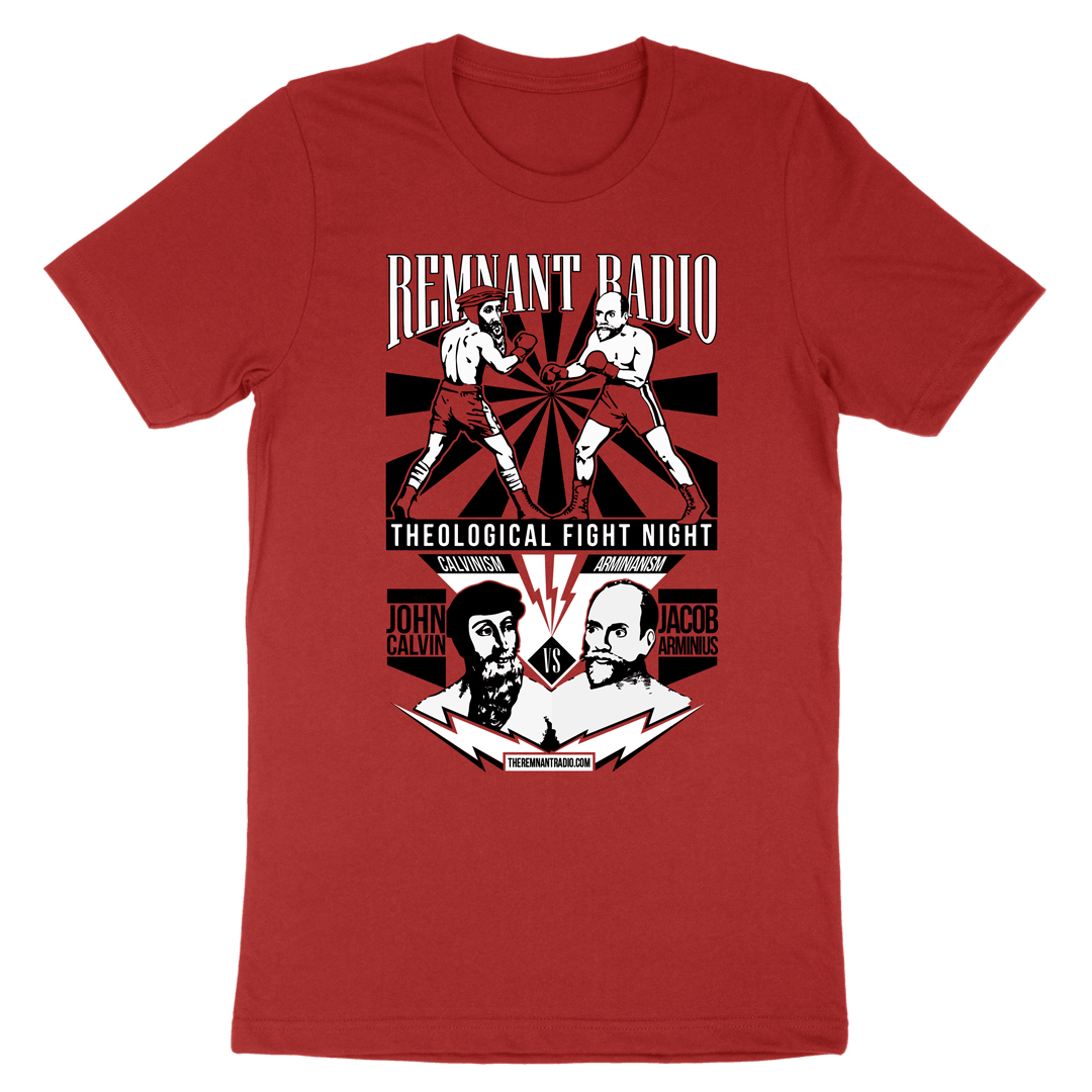Fight Night Tee (Red or Blue)