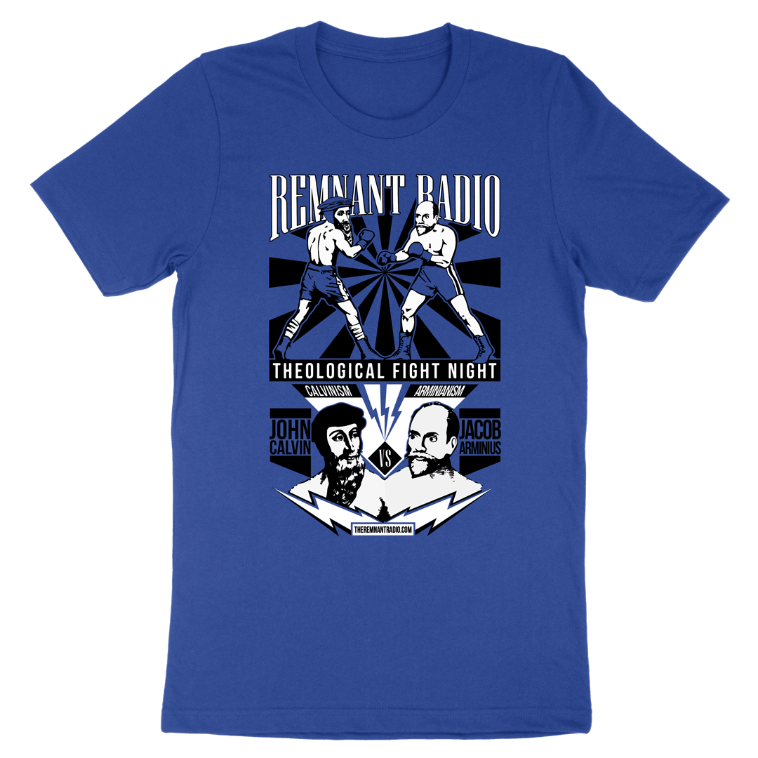 Fight Night Tee (Red or Blue)