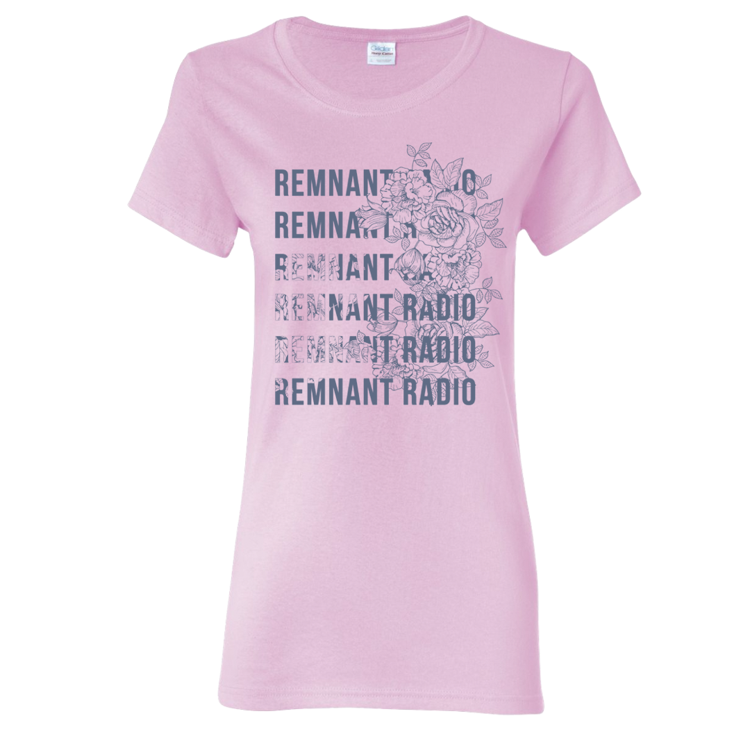 Women's Flower Tee (Pink or White)