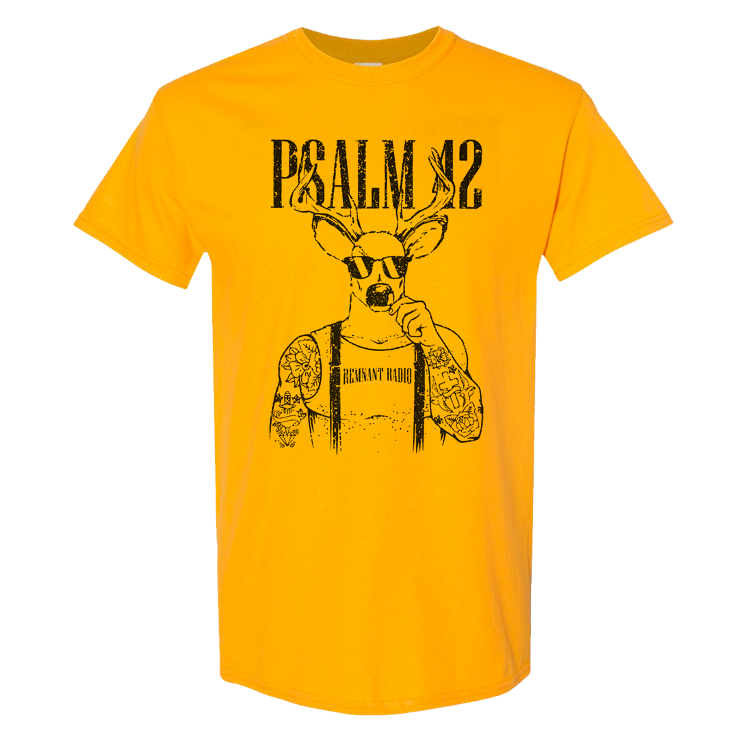 Psalm 42 Tee (Gold, White or Pink)