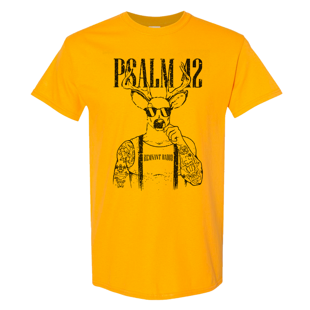 Psalm 42 Tee (Gold, White or Pink)